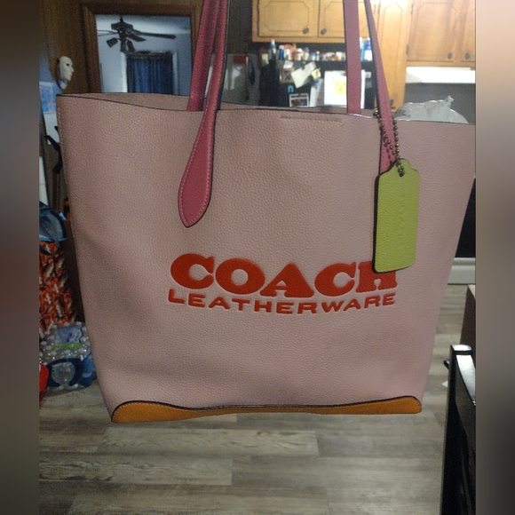 Coach Kia Tote In Color Block - Picture 1 of 2